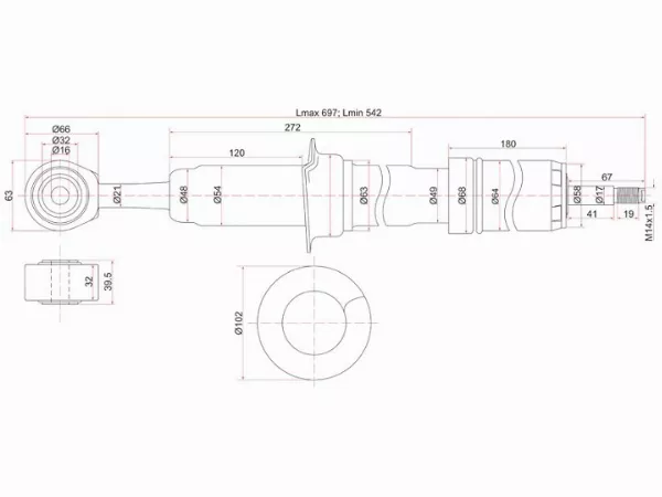 Стойка передняя Toyota Land Cruiser (J200) 07-21 / Sequoia 07-17 - Артикул ST4851069395 - Производитель Sat - Фото, Отзывы, Цены 