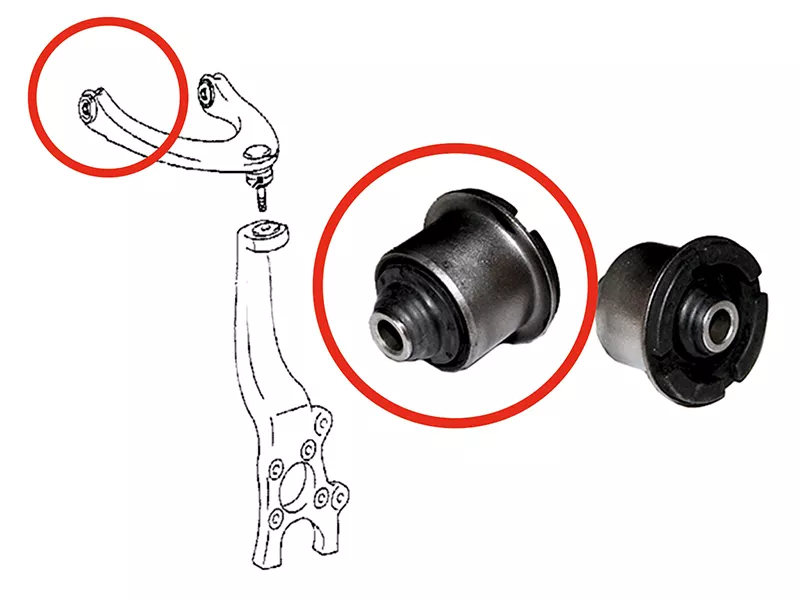 Сайлентблок рычага Toyota Crown 91-01 / Lexus GS 97-04 - Артикул ST4861039085B - Производитель Sat - Фото, Отзывы, Цены 