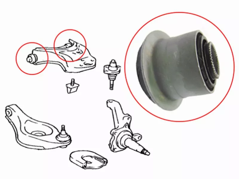 Сайлентблок рычага Toyota Crown 87-99 - Артикул ST4863230070 - Производитель Sat - Фото, Отзывы, Цены 