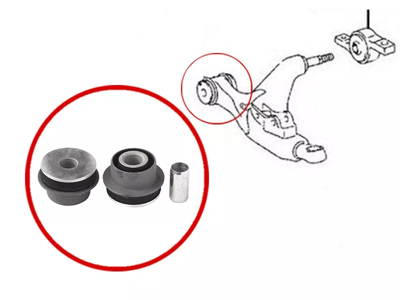 Сайлентблок рычага Toyota Crown 03-12 / Lexus GS 05-12 - Артикул ST4865430300 - Производитель Sat - Фото, Отзывы, Цены 