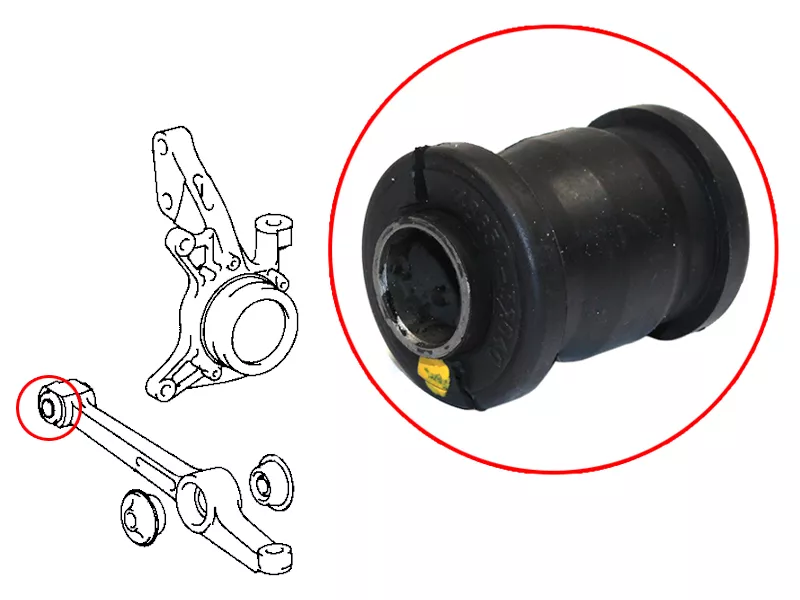 Сайлентблок рычага Toyota Camry (XV40) 90-11 / Vista 90-98 - Артикул ST4865432040 - Производитель Sat - Фото, Отзывы, Цены 