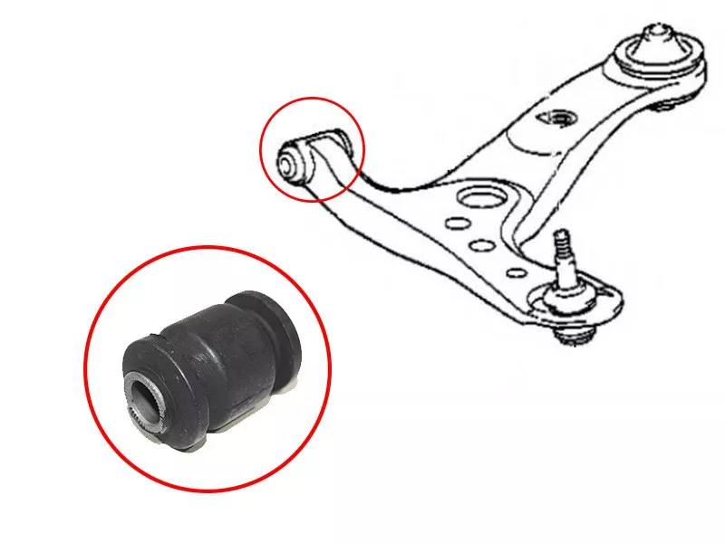 Сайлентблок рычага Toyota Ipsum (ACM20) 01-09 / Noah 01-22 - Артикул ST4865449045 - Производитель Sat - Фото, Отзывы, Цены 