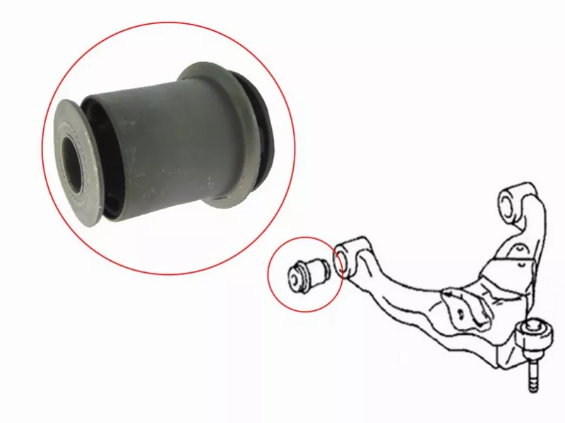 Сайлентблок рычага Toyota Land Cruiser Prado (J120) 02-09 / FJ Cruiser 05-18 - Артикул ST4865460030 - Производитель Sat - Фото, Отзывы, Цены 