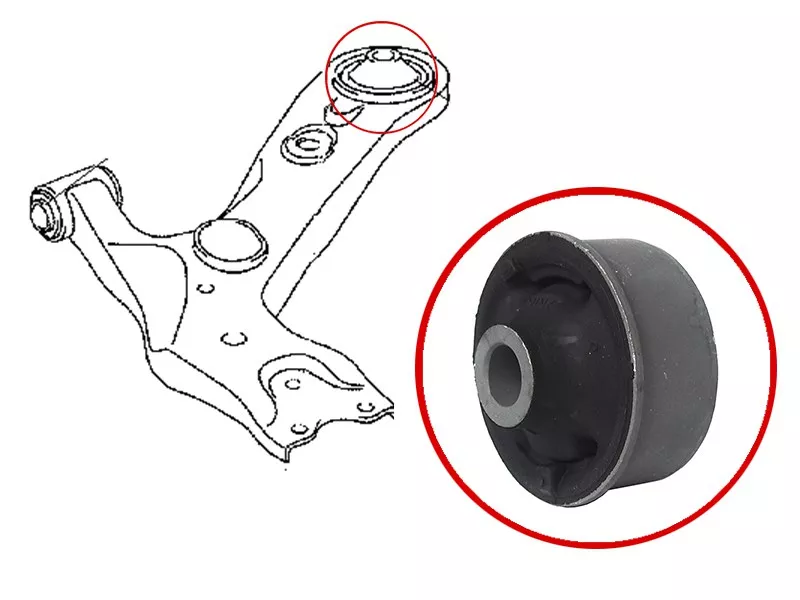 Сайлентблок рычага Toyota Avensis (T270) 08-18 / Corolla 06-19 - Артикул ST4865502080 - Производитель Sat - Фото, Отзывы, Цены 