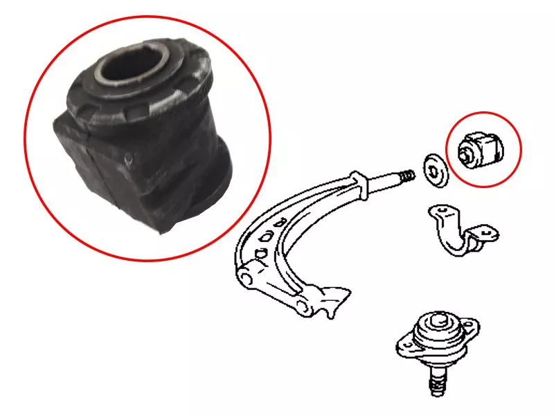 Сайлентблок рычага Toyota Estima 90-99 / Estima Emina 92-99 - Артикул ST4865528010 - Производитель Sat - Фото, Отзывы, Цены 