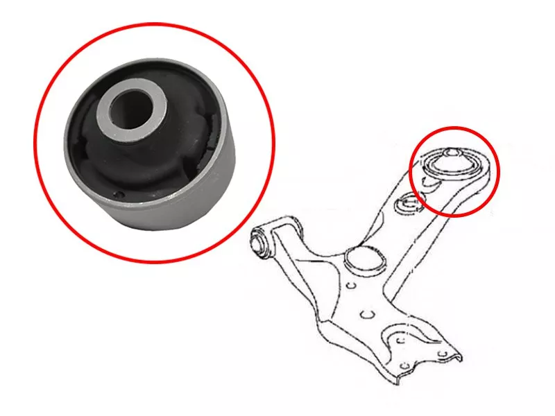 Сайлентблок рычага Toyota Avensis (T270) 08-18 / Corolla 12-19 - Артикул ST4865528030 - Производитель Sat - Фото, Отзывы, Цены 