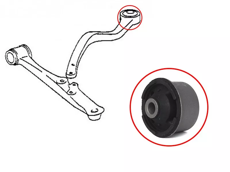 Сайлентблок рычага Lexus GS 97-04 / Toyota Aristo 97-04 - Артикул ST4865530170 - Производитель Sat - Фото, Отзывы, Цены 
