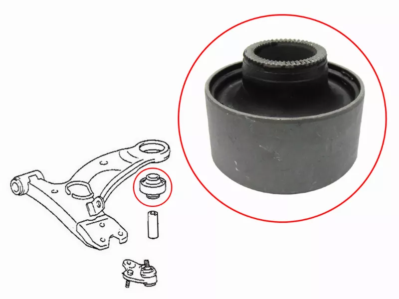 Сайлентблок рычага Toyota Ipsum (SXM10) 96-01 / Gaia 98-04 - Артикул ST4865544010 - Производитель Sat - Фото, Отзывы, Цены 