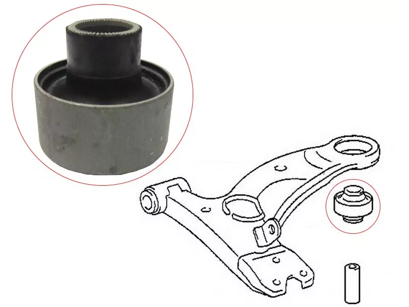 Сайлентблок рычага Toyota Caldina (T190,T210) 92-02 / Ipsum 96-01 - Артикул ST4865544020 - Производитель Sat - Фото, Отзывы, Цены 