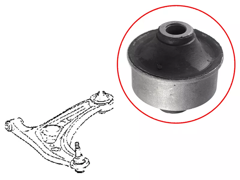 Сайлентблок рычага Toyota Probox 02- / Ractis 05-10 - Артикул ST4865559065 - Производитель Sat - Фото, Отзывы, Цены 
