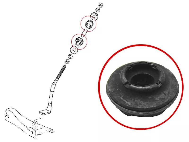 Сайлентблок рычага передней подвески TOYOTA HIACE/REGIUSACE 05 - Артикул ST4867426040 - Производитель Sat - Фото, Отзывы, Цены 