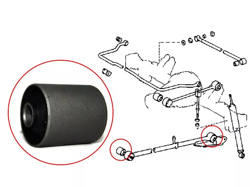 Сайлентблок рычага Toyota Hiace 89-04 / Lite Ace 92-96 - Артикул ST4870428010 - Производитель Sat - Фото, Отзывы, Цены 