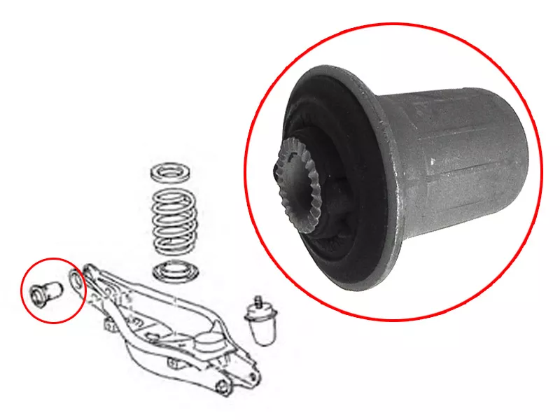 Сайлентблок рычага Toyota Avensis (T270) 08-18 / Corolla 06-13 - Артикул ST4870442050 - Производитель Sat - Фото, Отзывы, Цены 