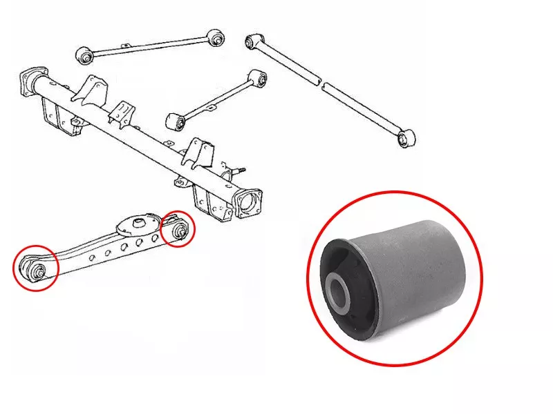 Сайлентблок рычага Toyota Probox 02 - Артикул ST4870452010 - Производитель Sat - Фото, Отзывы, Цены 