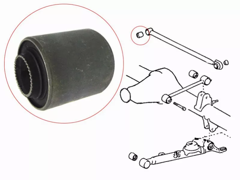 Сайлентблок рычага Land Rover Discovery 98-04 / Toyota Hiace 82-04 - Артикул ST4870628010 - Производитель Sat - Фото, Отзывы, Цены 