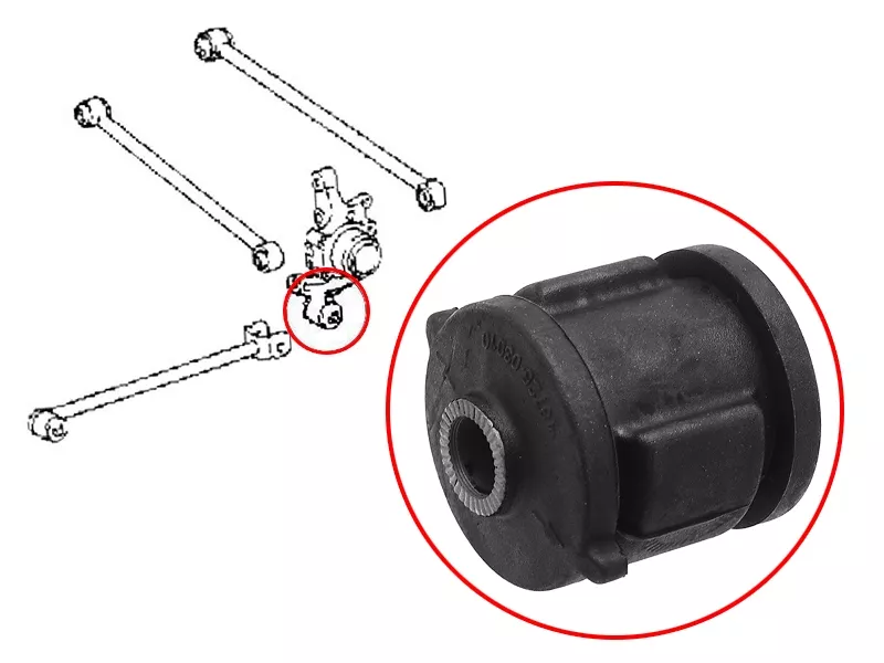 Сайлентблок цапфы Lexus RX 97-09 / Toyota Caldina 92-02 - Артикул ST4872503010 - Производитель Sat - Фото, Отзывы, Цены 
