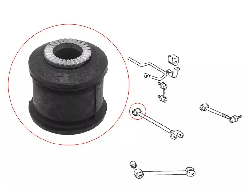 Сайлентблок рычага Toyota Crown 95-01 / Mark II 92-00 - Артикул ST4872522180 - Производитель Sat - Фото, Отзывы, Цены 