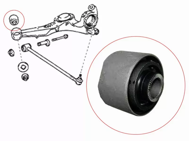 Сайлентблок рычага Toyota RAV4 (XA10) 94-00 - Артикул ST4872542011 - Производитель Sat - Фото, Отзывы, Цены 