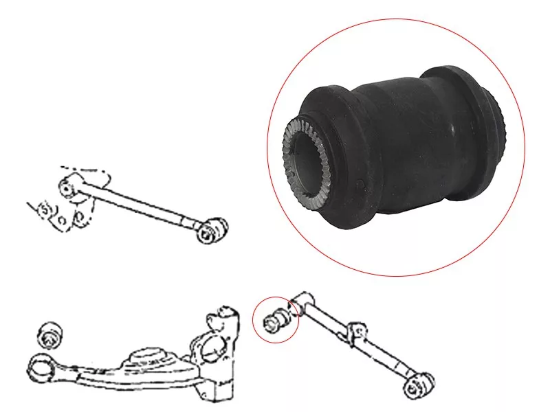 Сайлентблок Toyota RAV4 (CA20) 00-05 - Артикул ST4872542070 - Производитель Sat - Фото, Отзывы, Цены 