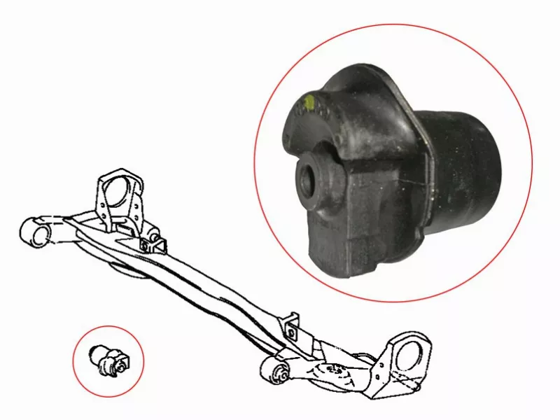 Сайлентблок балки Toyota Ipsum (SXM10) 96-01 / Gaia 98-04 - Артикул ST4872544010 - Производитель Sat - Фото, Отзывы, Цены 
