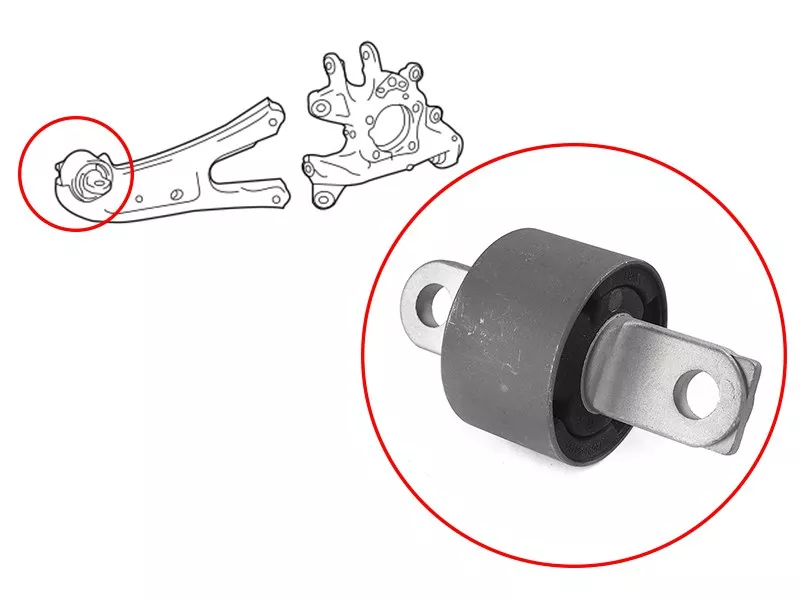 Сайлентблок рычага Lexus RX 03-15 / Toyota Harrier 03-13 - Артикул ST4872548071 - Производитель Sat - Фото, Отзывы, Цены 