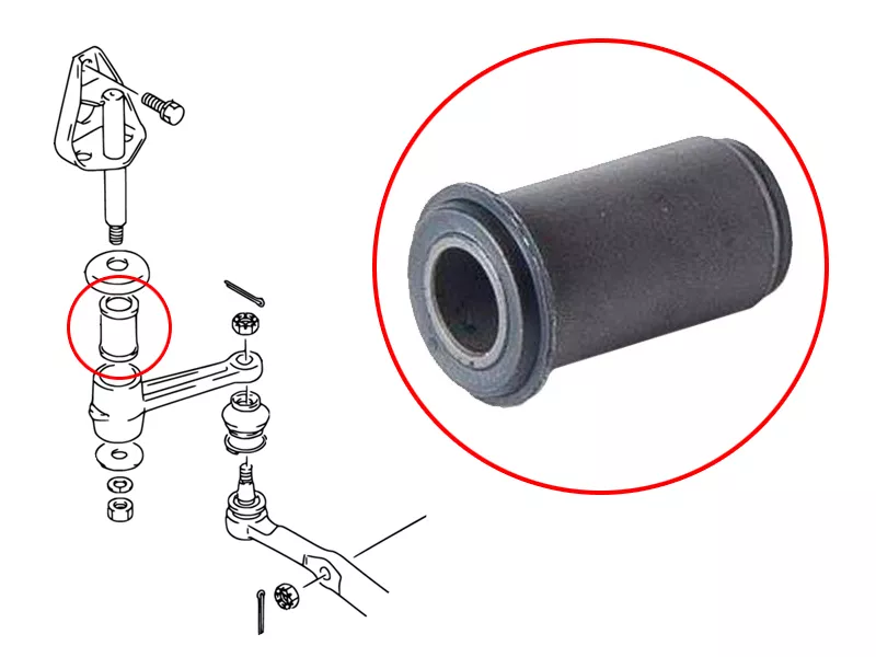 Сайлентблок рычага Suzuki Escudo 88-97 / Vitara 88-99 - Артикул ST4875060A00 - Производитель Sat - Фото, Отзывы, Цены 