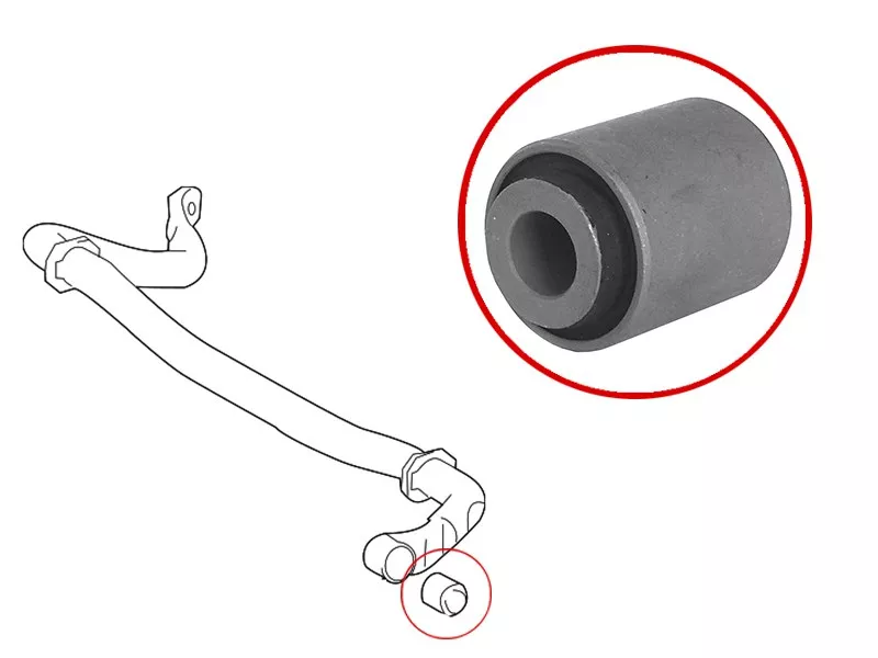 Сайлентблок Toyota Land Cruiser (J200) 07-21 - Артикул ST4880460120S - Производитель Sat - Фото, Отзывы, Цены 