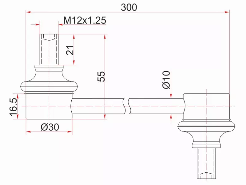 Тяга стабилизатора переднего TOYOTA Ipsum/Noah/Voxy/Isis 2WD 01 - Артикул ST4882044020 - Производитель Sat - Фото, Отзывы, Цены 