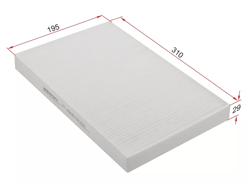 Фильтр салона AUDI A6 97-04 - Артикул ST4B0819439A - Производитель Sat - Фото, Отзывы, Цены 