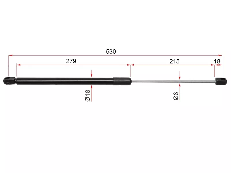 Амортизатор капота Audi A8 94-02 (Справа=Слева) - Артикул ST4D0823359F - Производитель Sat - Фото, Отзывы, Цены 
