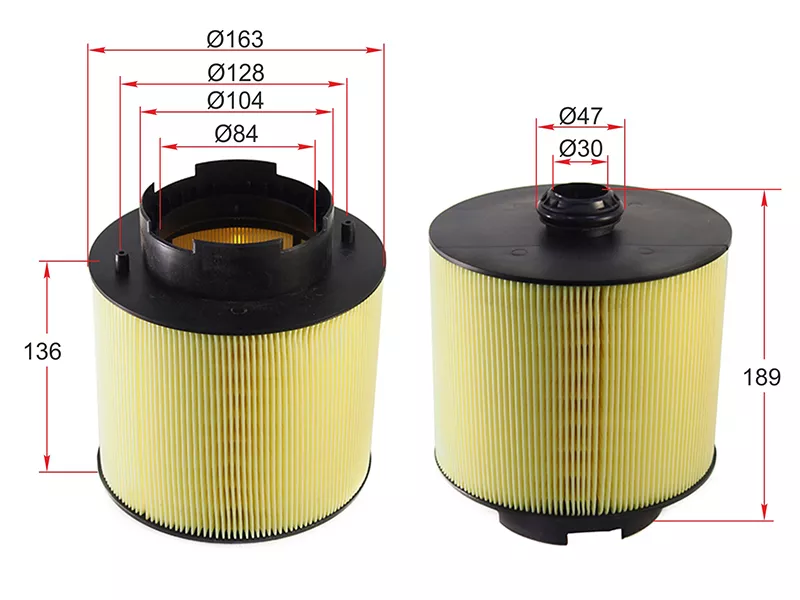 Фильтр воздушный AUDI A6 05-11/ALLROAD 06-11 - Артикул ST4F0133843 - Производитель Sat - Фото, Отзывы, Цены 