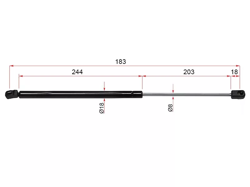 Амортизатор капота Audi Q7 05-19 (Справа=Слева) - Артикул ST4L0823359 - Производитель Sat - Фото, Отзывы, Цены 