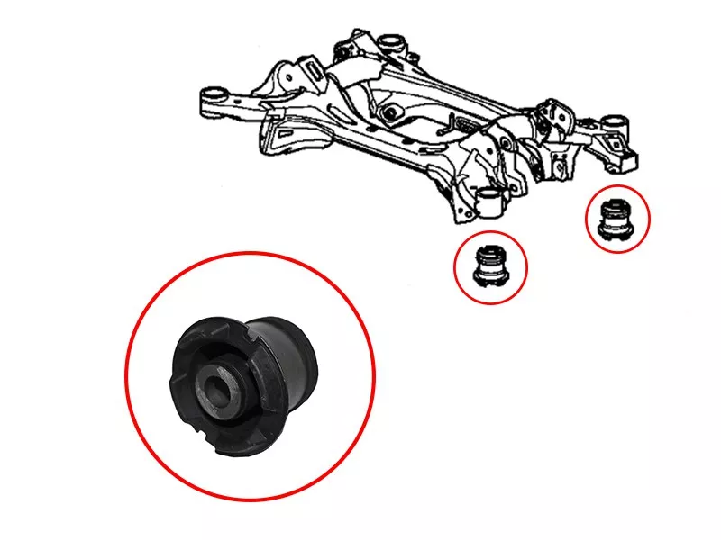 Сайлентблок подрамника Honda Accord 08-20 / Acura TSX 08-14 - Артикул ST50360TA0A01 - Производитель Sat - Фото, Отзывы, Цены 