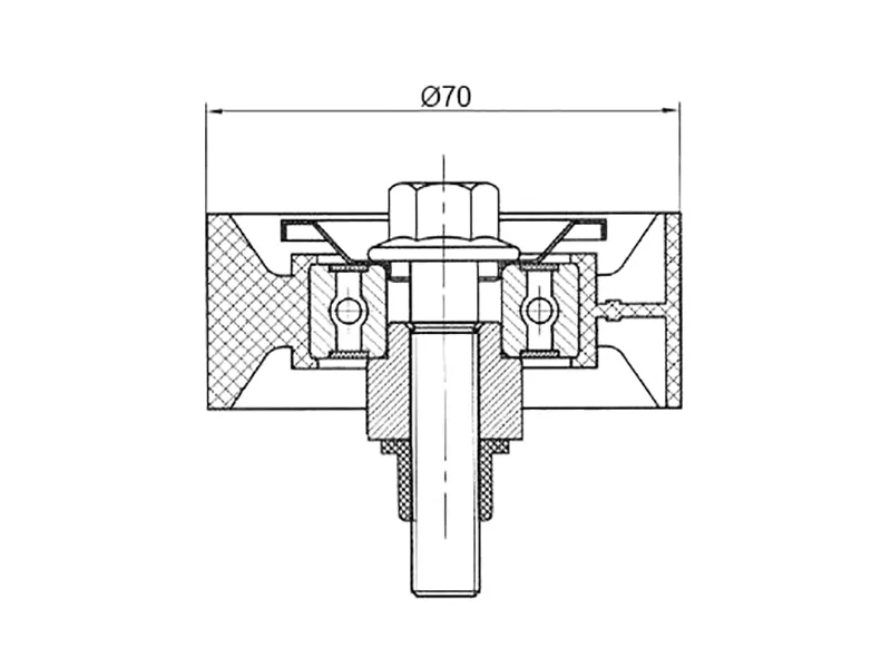 Ролик приводного ремня обводной FIAT DUCATO/IVECO DAILY 2,2 02 - Артикул ST504000412 - Производитель Sat - Фото, Отзывы, Цены 