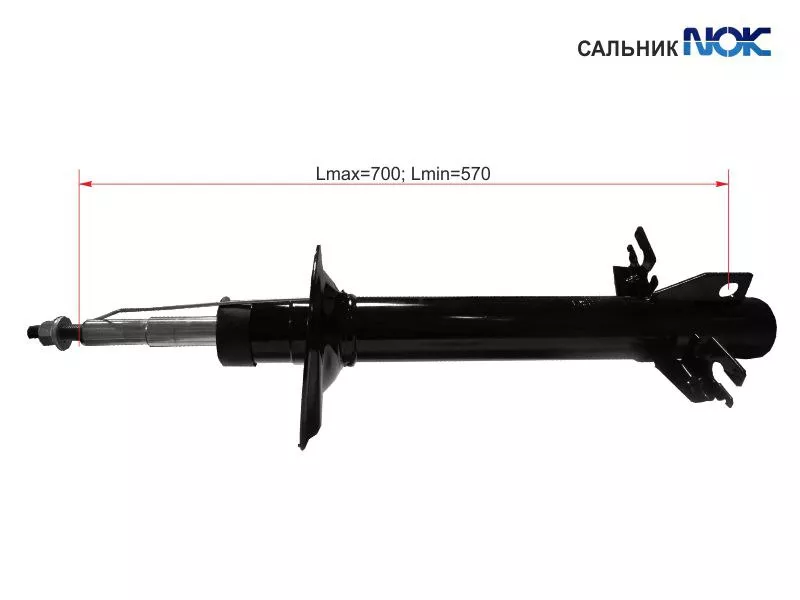 Стойка передняя Peugeot Boxer 06- / Citroen Jumper 06 - Артикул ST50708386 - Производитель Sat - Фото, Отзывы, Цены 