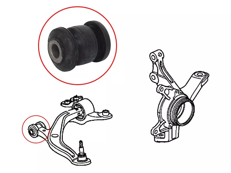 Сайлентблок рычага Honda Stream 06-14 - Артикул ST51350SMA030BF - Производитель Sat - Фото, Отзывы, Цены 