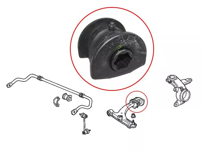 Сайлентблок рычага Honda HR-V 98-07 / Logo 96-01 - Артикул ST51391S2HG01 - Производитель Sat - Фото, Отзывы, Цены 