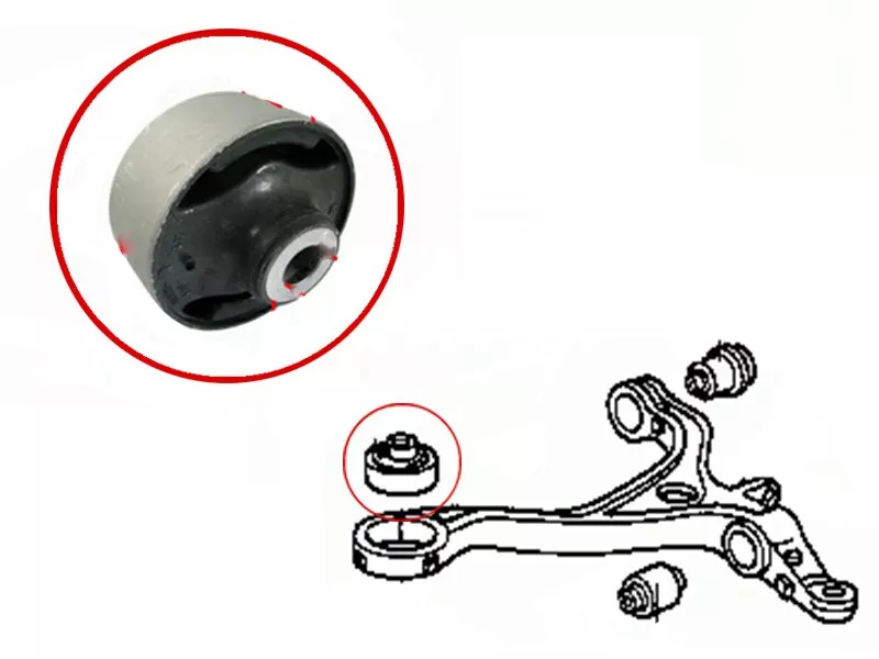 Сайлентблок рычага Honda Accord 08-13 / Acura TSX 08-14 - Артикул ST51391SFE003 - Производитель Sat - Фото, Отзывы, Цены 