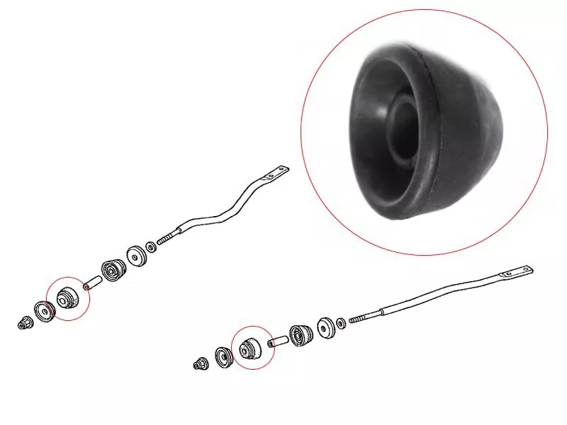 Сайлентблок передний (патиссон) -ST51391SM4013 Sat для HONDA ACCORD