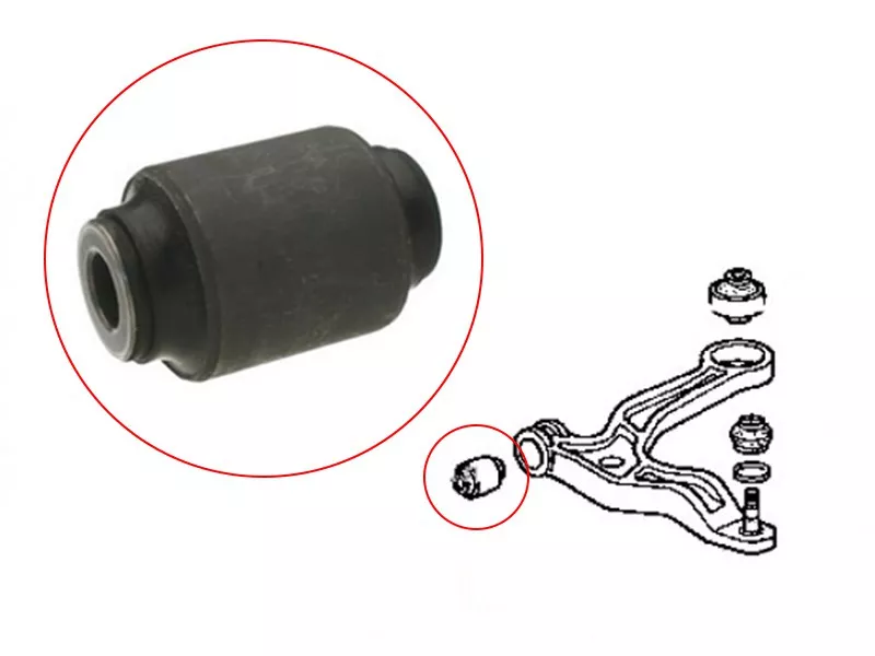 Сайлентблок рычага Acura MDX 00-06 / Honda Odyssey 98-01 - Артикул ST51392S0XA01 - Производитель Sat - Фото, Отзывы, Цены 