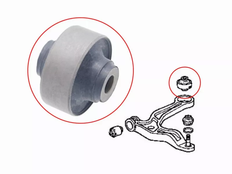 Сайлентблок рычага Honda Fit 13-20 / Acura MDX 00-06 - Артикул ST51393S0XA02 - Производитель Sat - Фото, Отзывы, Цены 