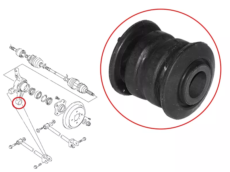 Сайлентблок цапфы Chrysler Sebring 00-06 / Dodge Stratus 00-06 - Артикул ST5177816U - Производитель Sat - Фото, Отзывы, Цены 