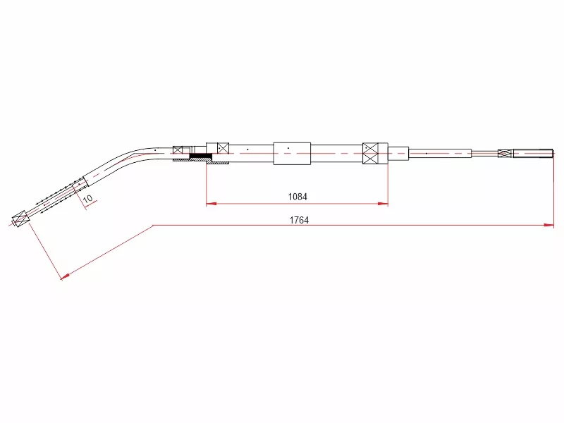 Трос ручного тормоза BMW 320 E36 RH/LH 90-98 - Артикул ST520098 - Производитель Sat - Фото, Отзывы, Цены 