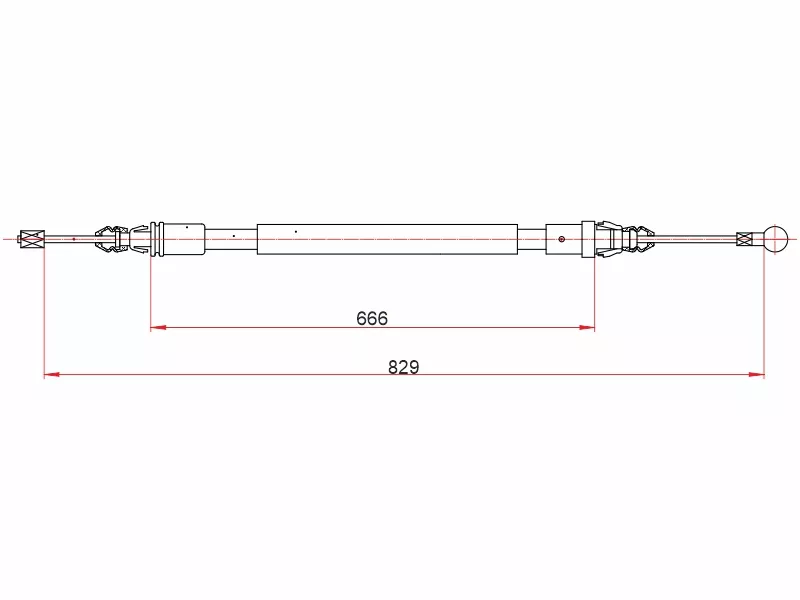 Трос ручного тормоза PEUGEOT 3008 09 - Артикул ST520145 - Производитель Sat - Фото, Отзывы, Цены 