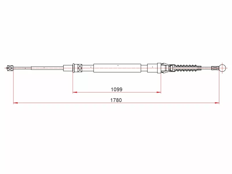 Трос ручного тормоза SKODA RAPID RH/LH 12 - Артикул ST520149 - Производитель Sat - Фото, Отзывы, Цены 