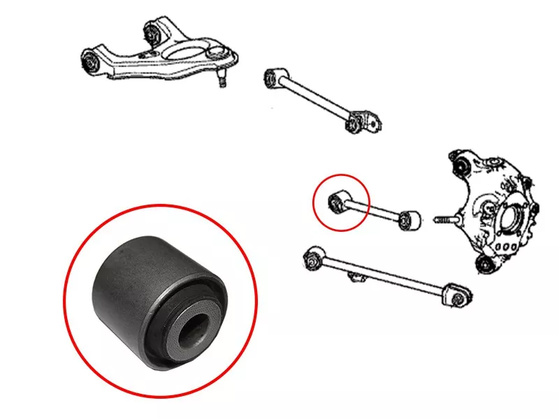 Сайлентблок рычага Honda Accord 08-20 / Acura TSX 08-14 - Артикул ST52345TA0A00B1 - Производитель Sat - Фото, Отзывы, Цены 