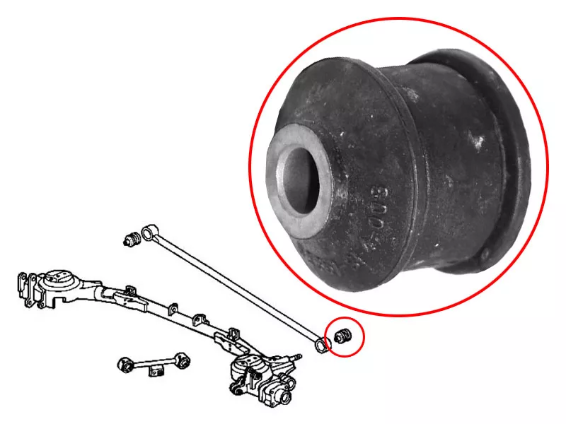 Сайлентблок Honda HR-V 98-07 / Capa 98-02 / Logo 96-01 - Артикул ST52361SF4003 - Производитель Sat - Фото, Отзывы, Цены 