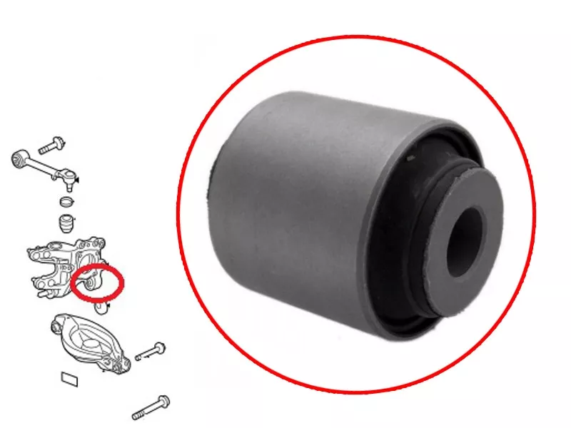 Сайлентблок цапфы Honda Odyssey 98-04 - Артикул ST52368S3N003 - Производитель Sat - Фото, Отзывы, Цены 