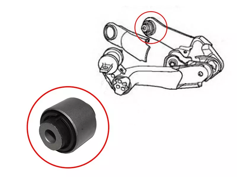 Сайлентблок рычага Honda Civic 11-15 / CR-V 06-18 - Артикул ST52370SWAA01BR - Производитель Sat - Фото, Отзывы, Цены 