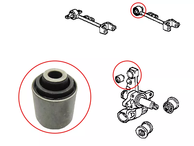 Сайлентблок рычага Honda Civic 00-06 / CR-V 01-18 - Артикул ST52395S5A004 - Производитель Sat - Фото, Отзывы, Цены 